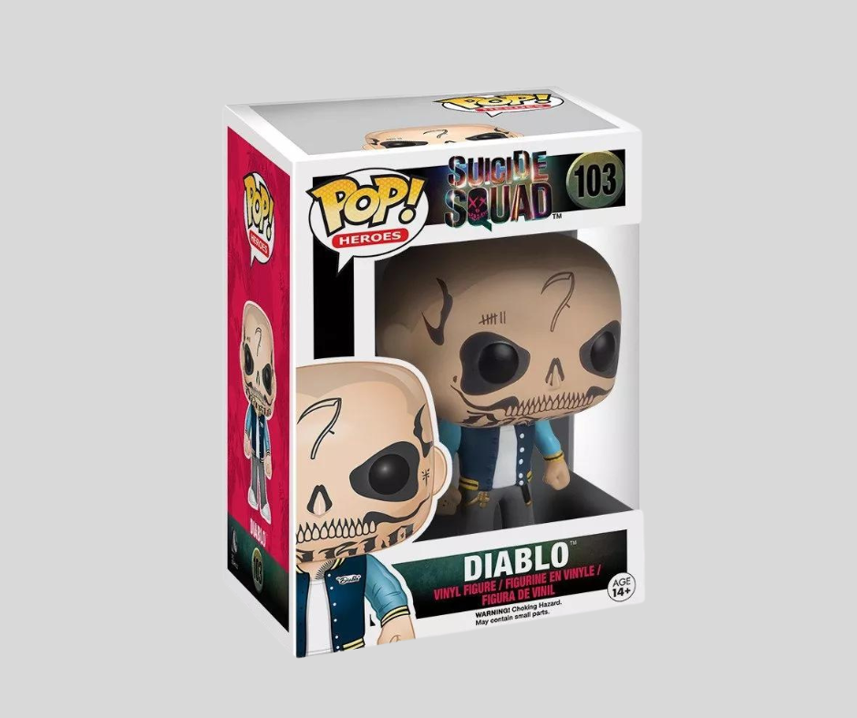 Suicide Squad Funko POP Diablo Vinyl Figure #103 VAULTED