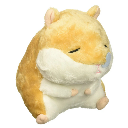 Brown Sleeping Hamster Plush Stuffed Plush