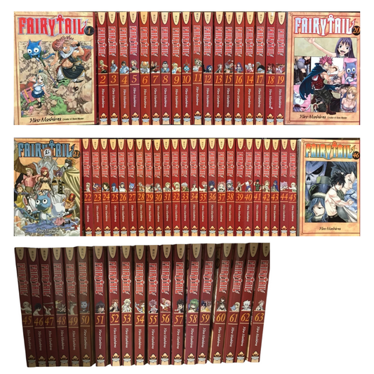 Fairy Tail Vol. 1-63 COMPLETE