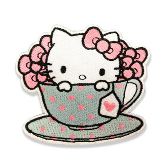 HELLO KITTY IN TEACUP PATCH