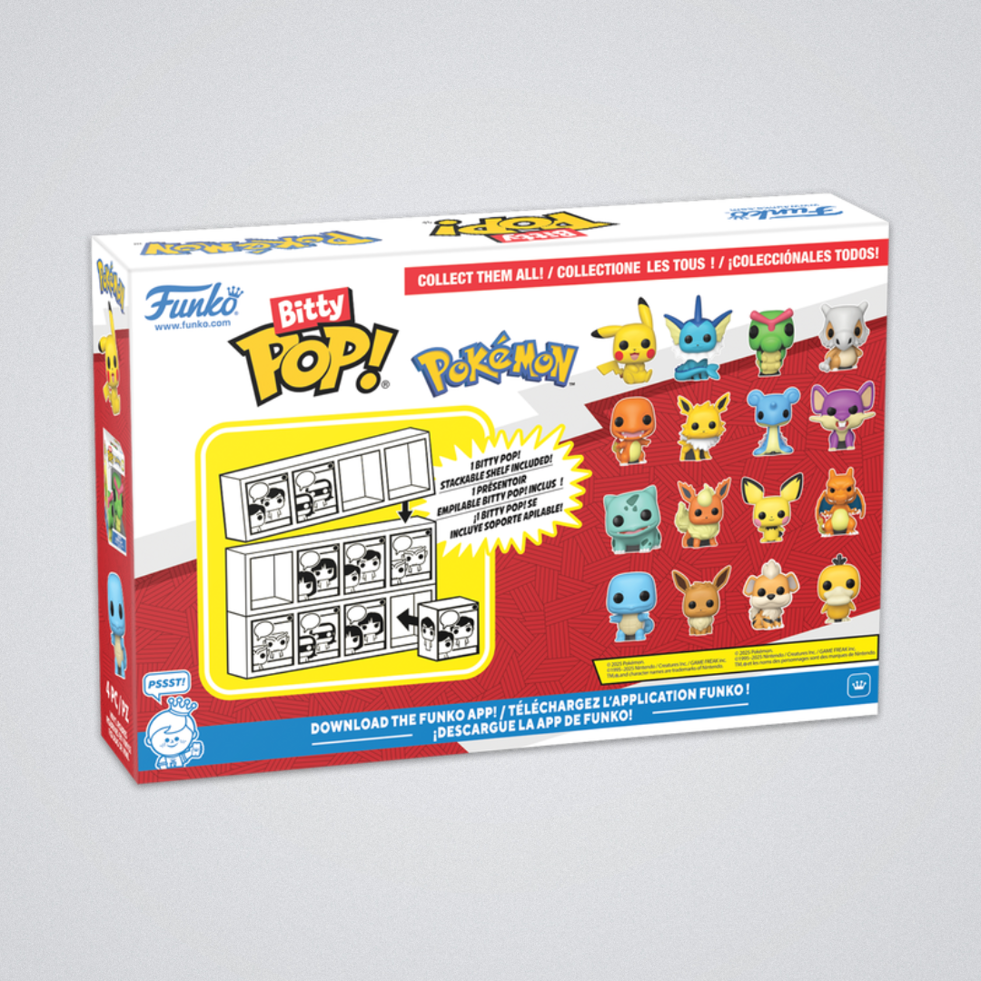 Bitty Pop! Pokémon 4-Pack Series 3