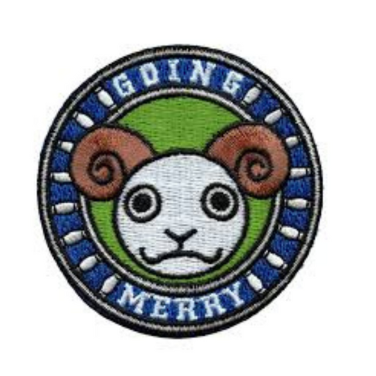 One Piece Anime Going Merry Embroidered Iron On Patch