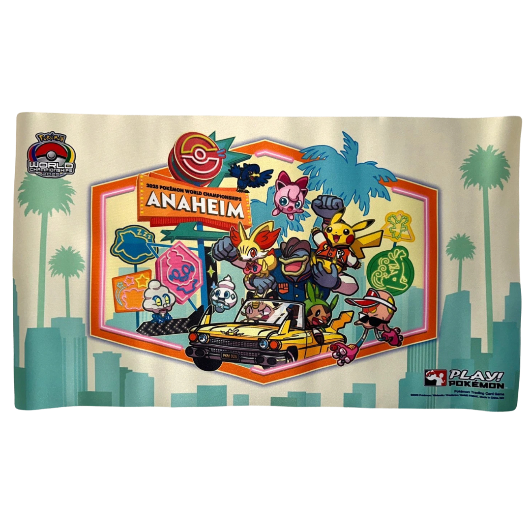 Pokemon World Championship 2025 Anaheim Exclusive Playmat Car Pikachu