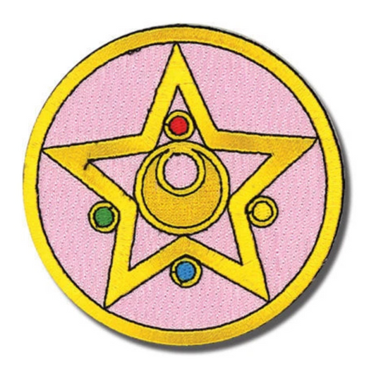 Sailor Moon R Pink Star Brooch Patch