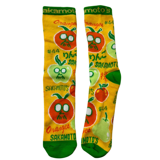 SAKAMOTO DAYS - SAKAMOTO'S DIFFERENT FRUIT LOOK SOCKS 17"H