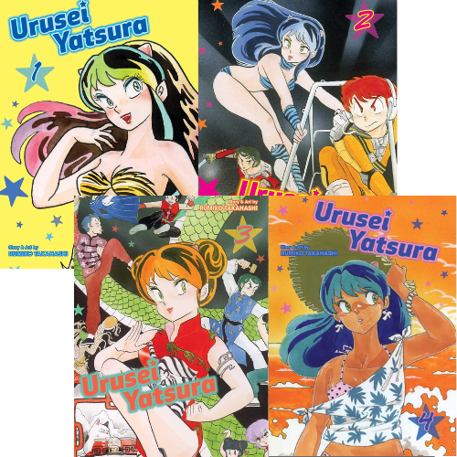 Urusei Yatsura manga Vol. 1-4