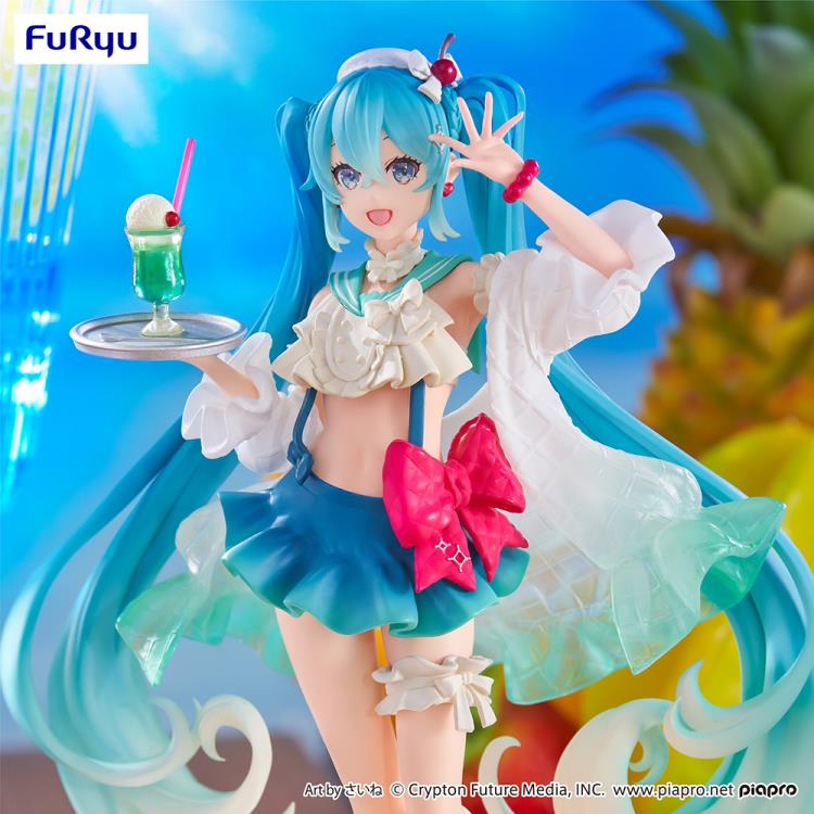 Vocaloid SweetSweets Series Hatsune Miku (Melon Soda Float Ver.) Exceed Creative Figure