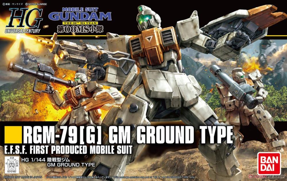 Mobile Suit Gundam: The 08th MS Team HGUC RGM-79(G) GM Ground Type 1/144 Scale Model Kit