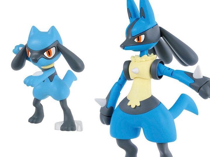 Pokemon Riolu & Lucario Model Kit Set