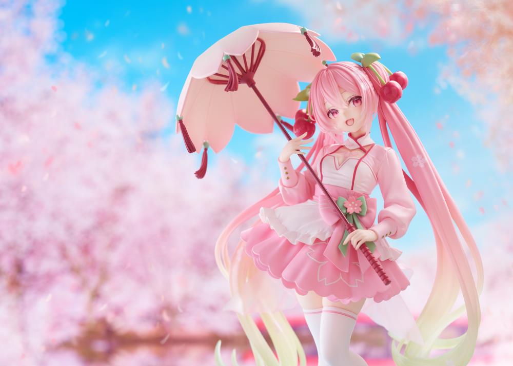 Vocaloid AMP+ Sakura Miku (Sakura Dress Ver.) Figure