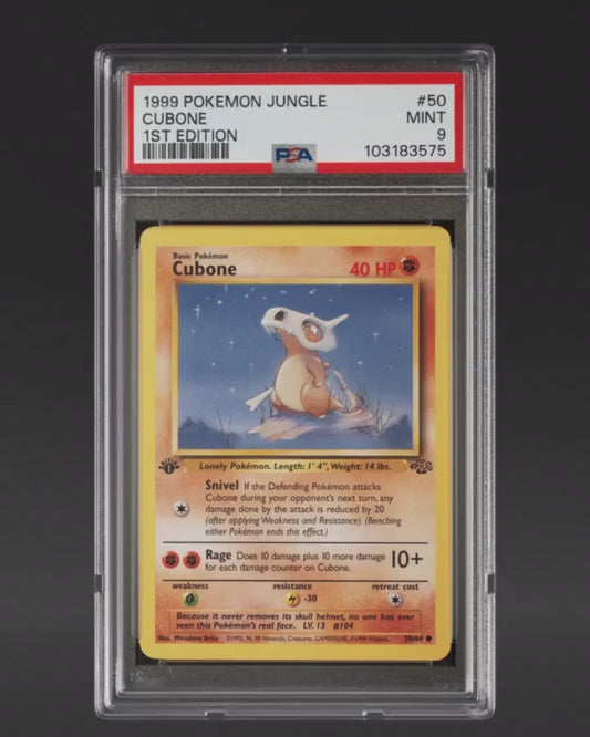 1999 POKEMON JUNGLE #50 CUBONE 1ST EDITION