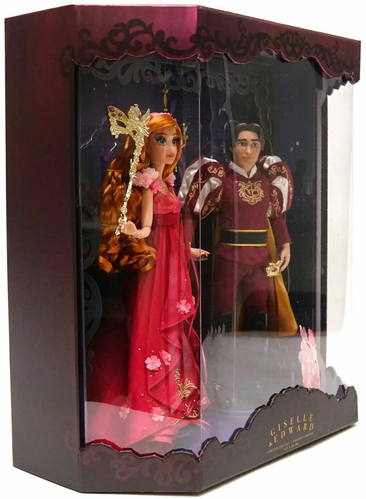 D23 Expo 2019 Disney Designer Midnight Masquerade Giselle & Edward LE Doll