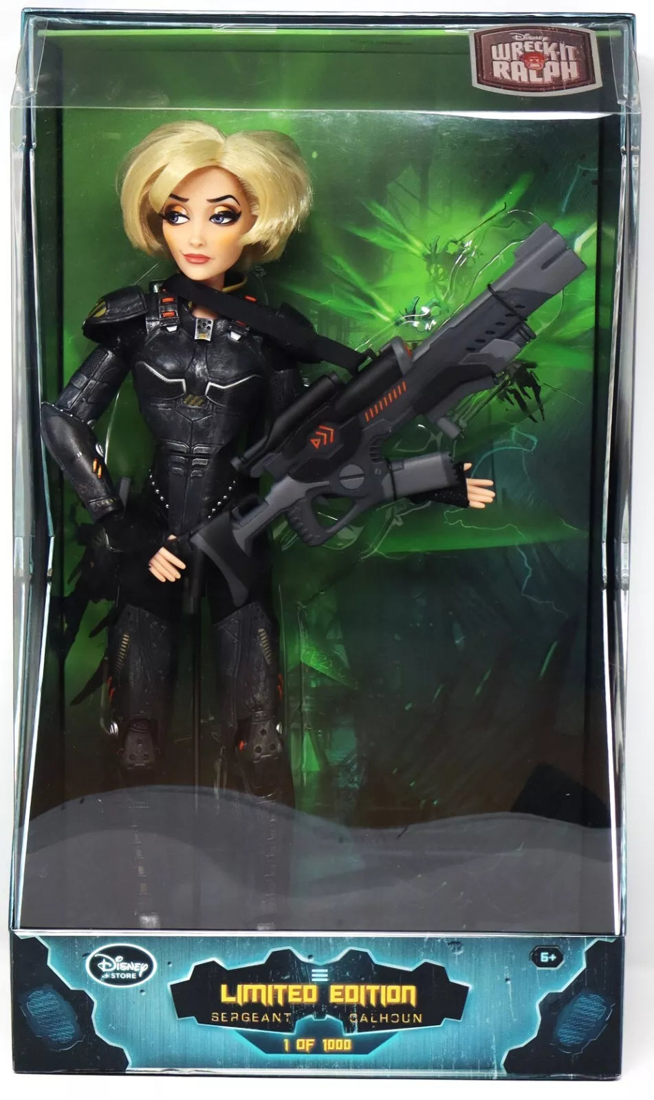 Disney Sergeant TAMMY Calhoun Wreck-It Ralph 17" Doll Limited Edition LE 1000