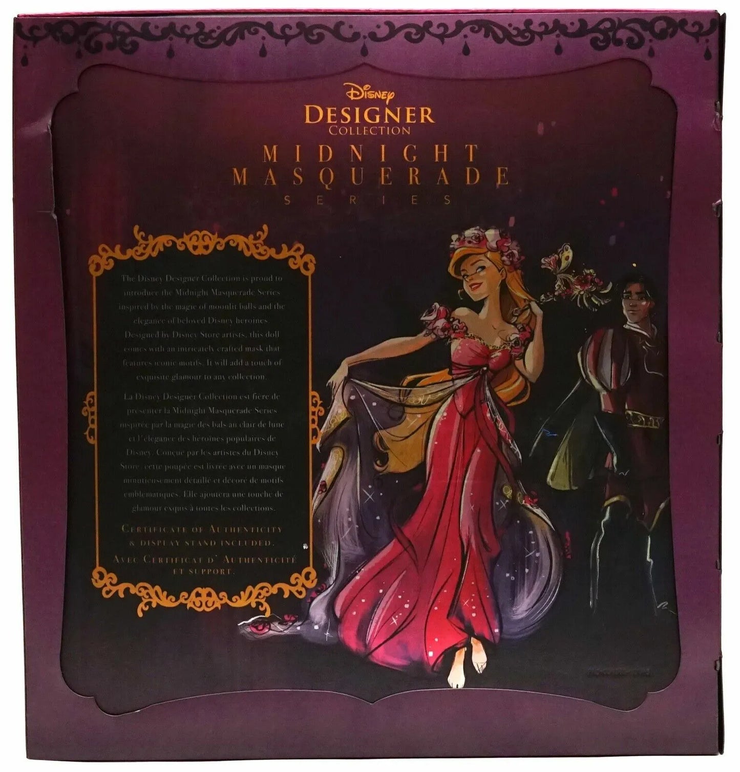 D23 Expo 2019 Disney Designer Midnight Masquerade Giselle & Edward LE Doll