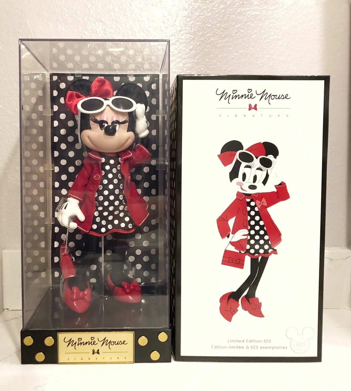 D23 2017 Signature Polka Dot Minnie Doll, LE 523 (Trendy)