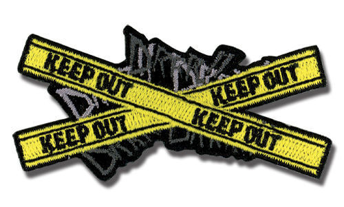 Durarara SD Keep Out Logo Patch