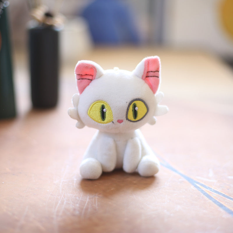 Suzume Daijin White Cat miniature plush